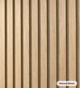 Oak Latte Wood Slat Ceiling Panels