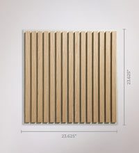 Oak Latte Wood Slat 2'x2' Ceiling Panel