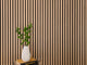 Two-Pack Oak Wood Slat Wall