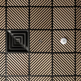 2' x 2' Wood Slat Ceiling Tiles