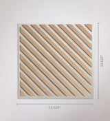 2' x 2' Wood Slat Ceiling Tiles