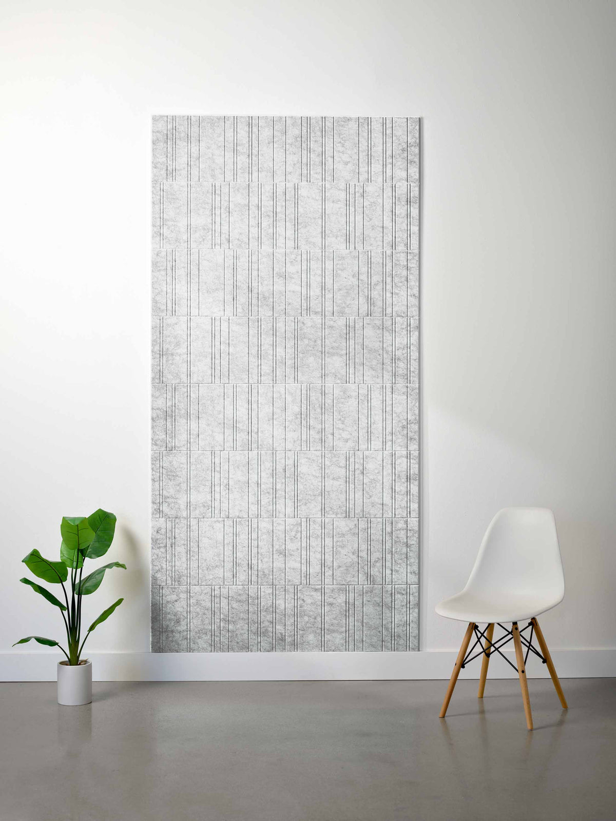 engraved patterned gray acoustic sheet