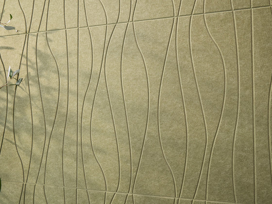 Textured green surface with wavy patterns