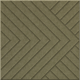 Olive 9mm Engraved Converge felt sample with chevron grooves