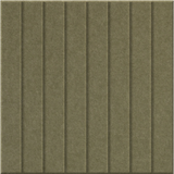 Olive 9mm Engraved Parallel felt sample with straight vertical grooves