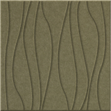 Olive 9mm Engraved River felt sample with wavy vertical grooves