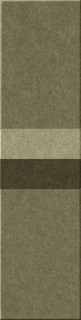 Four rectangular tiles in varying shades of green and tan arranged vertically showing textured surface finishes.