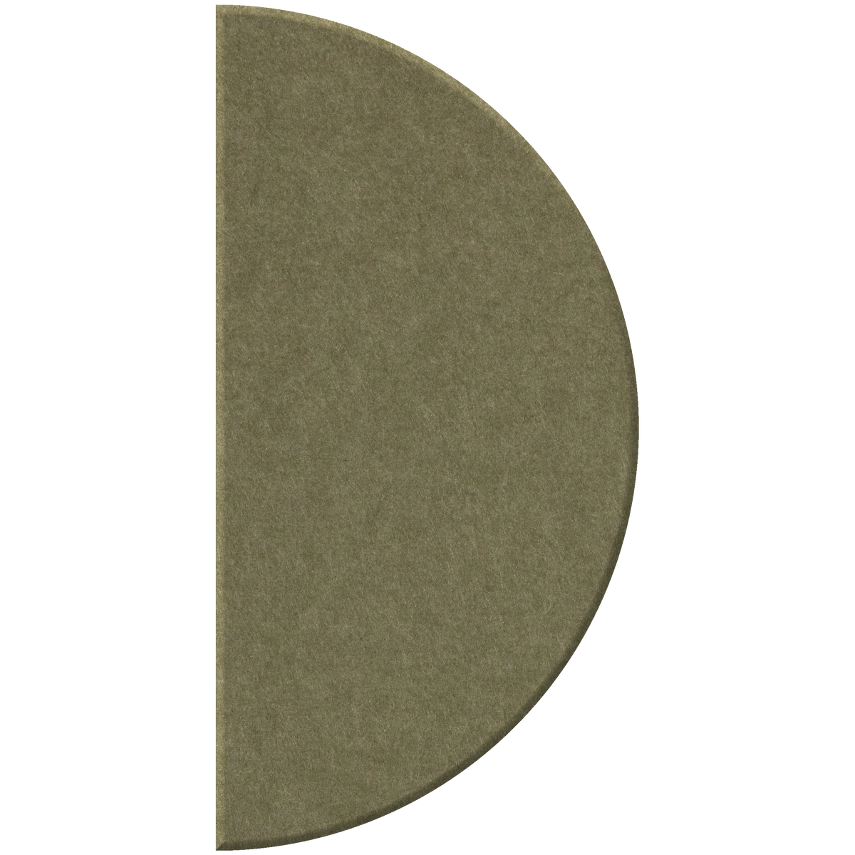 A single semicircular makeup pan in a light lavender-purple shade, shown against a plain white background.