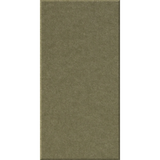 A rectangular fabric or carpet swatch in a muted olive green color, shown against a plain white background.