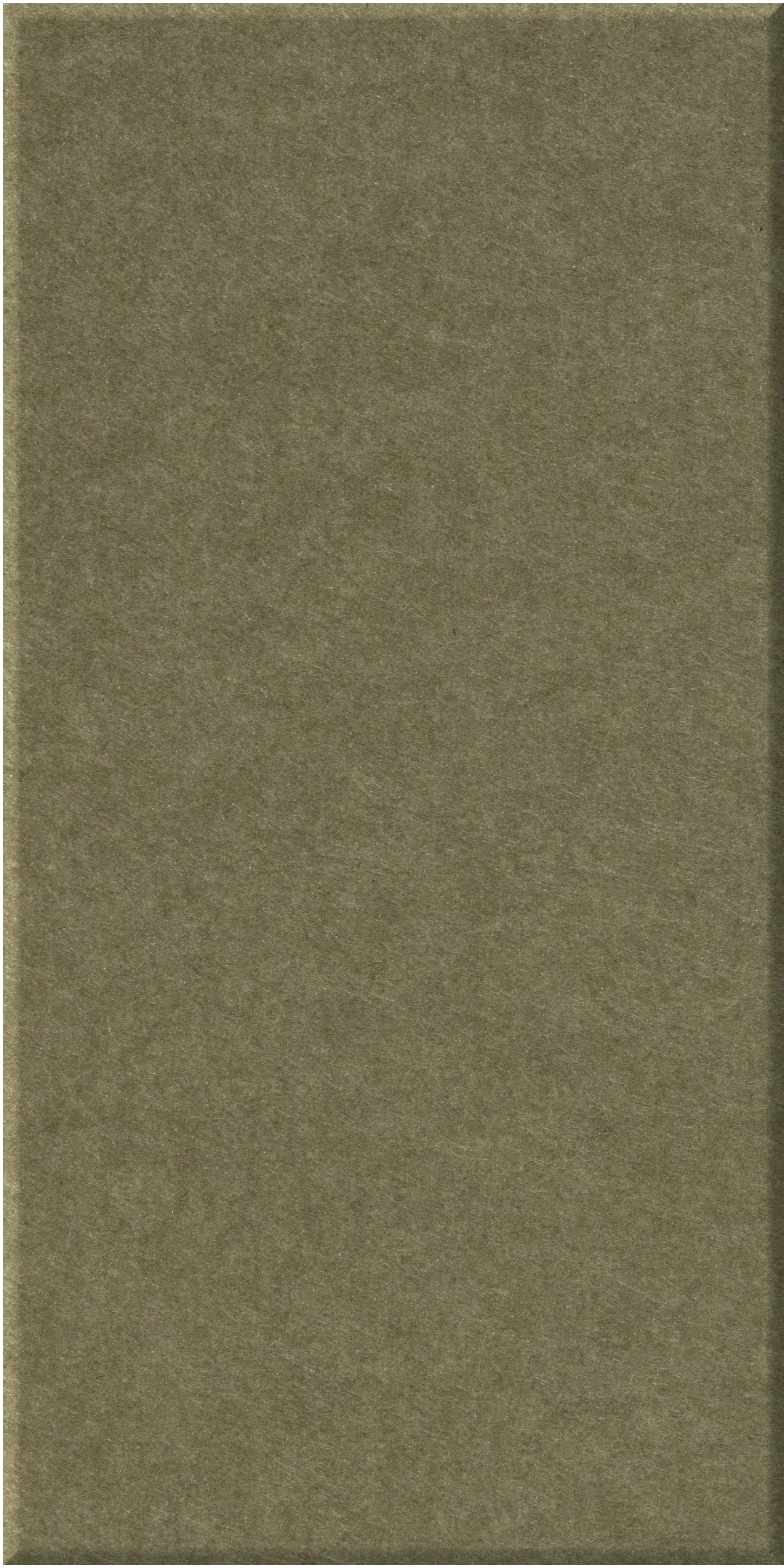 Rectangular tile with matte olive-green surface and subtle texture.