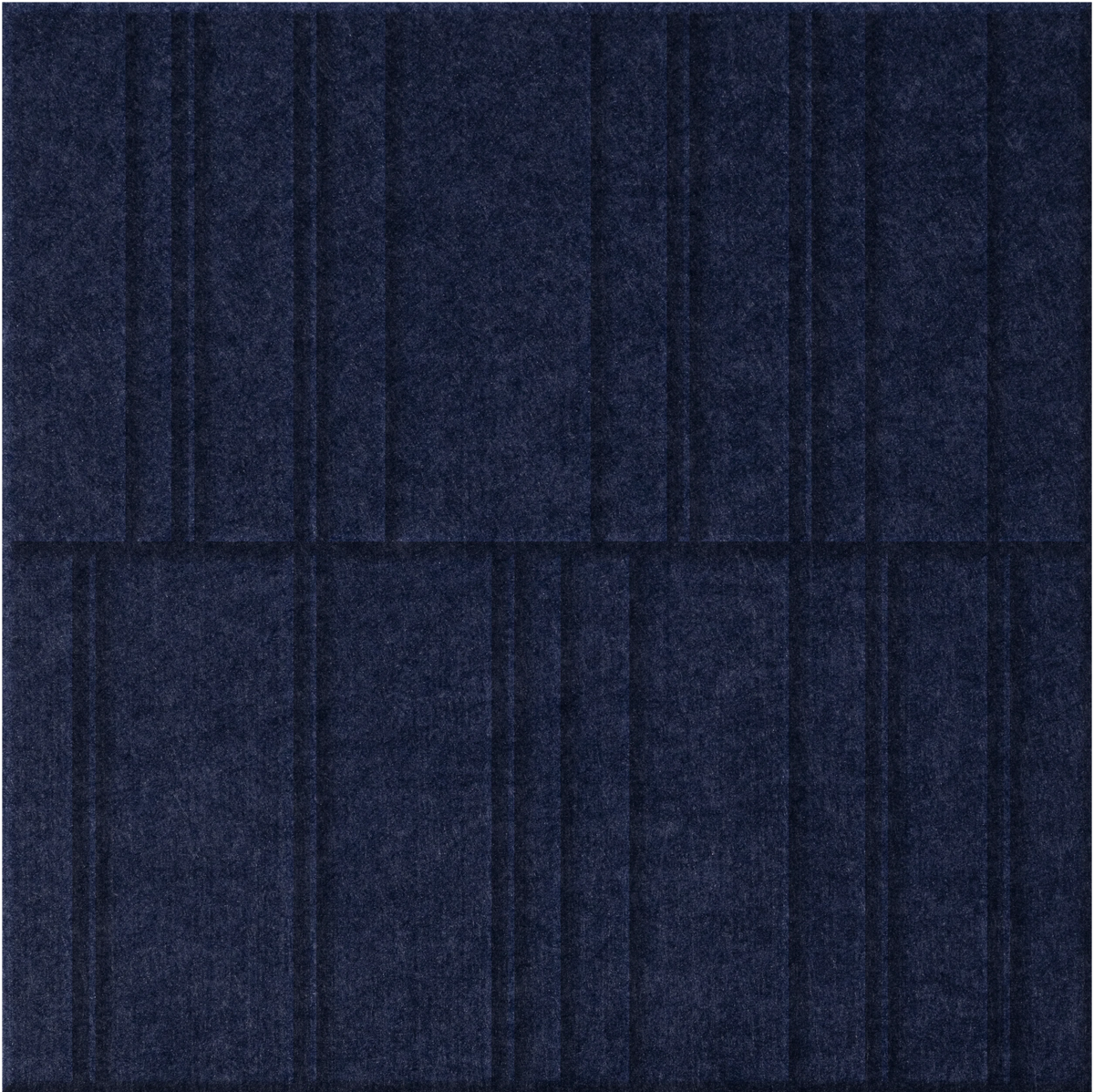 Oxford 9mm Engraved Offset felt sample with staggered vertical grooves