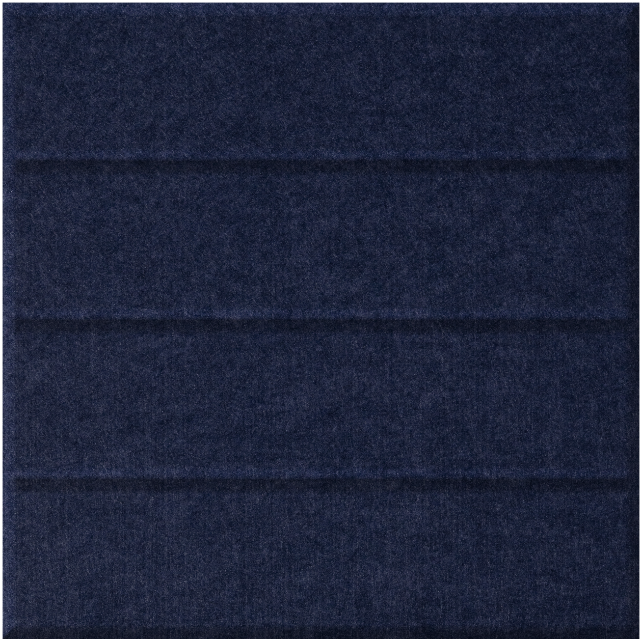 Dark navy blue tile with horizontal grooves dividing the textured surface into rectangular sections.
