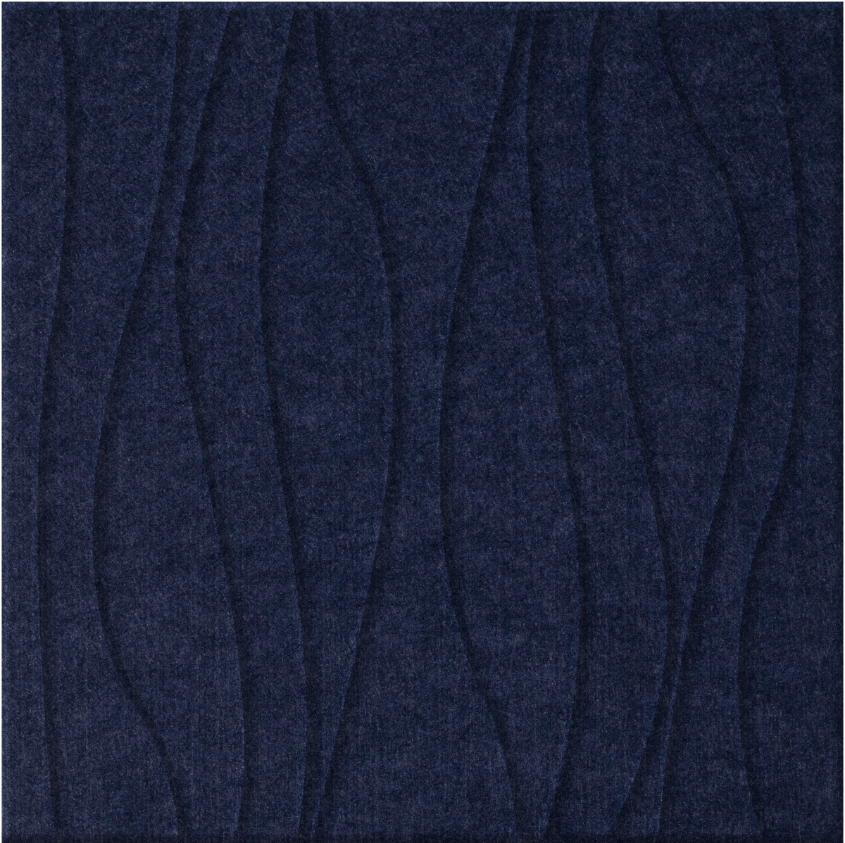 Oxford 9mm Engraved River felt sample with wavy vertical grooves