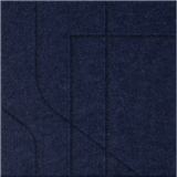 Oxford 9mm Engraved Subway felt sample with offset stepped line grooves