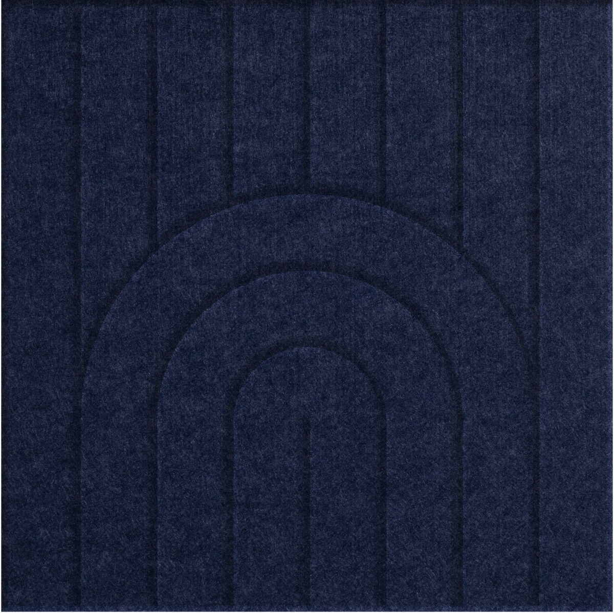 Oxford 9mm Engraved Zen felt sample with nested arch grooves