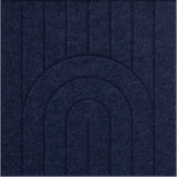 Oxford 9mm Engraved Zen felt sample with nested arch grooves