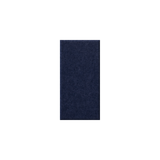 A vertical rectangular fabric swatch in a dark navy blue color, centered on a plain white background.