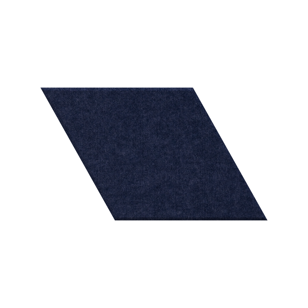 A dark navy blue fabric swatch shown as a solid color block on a plain white background.