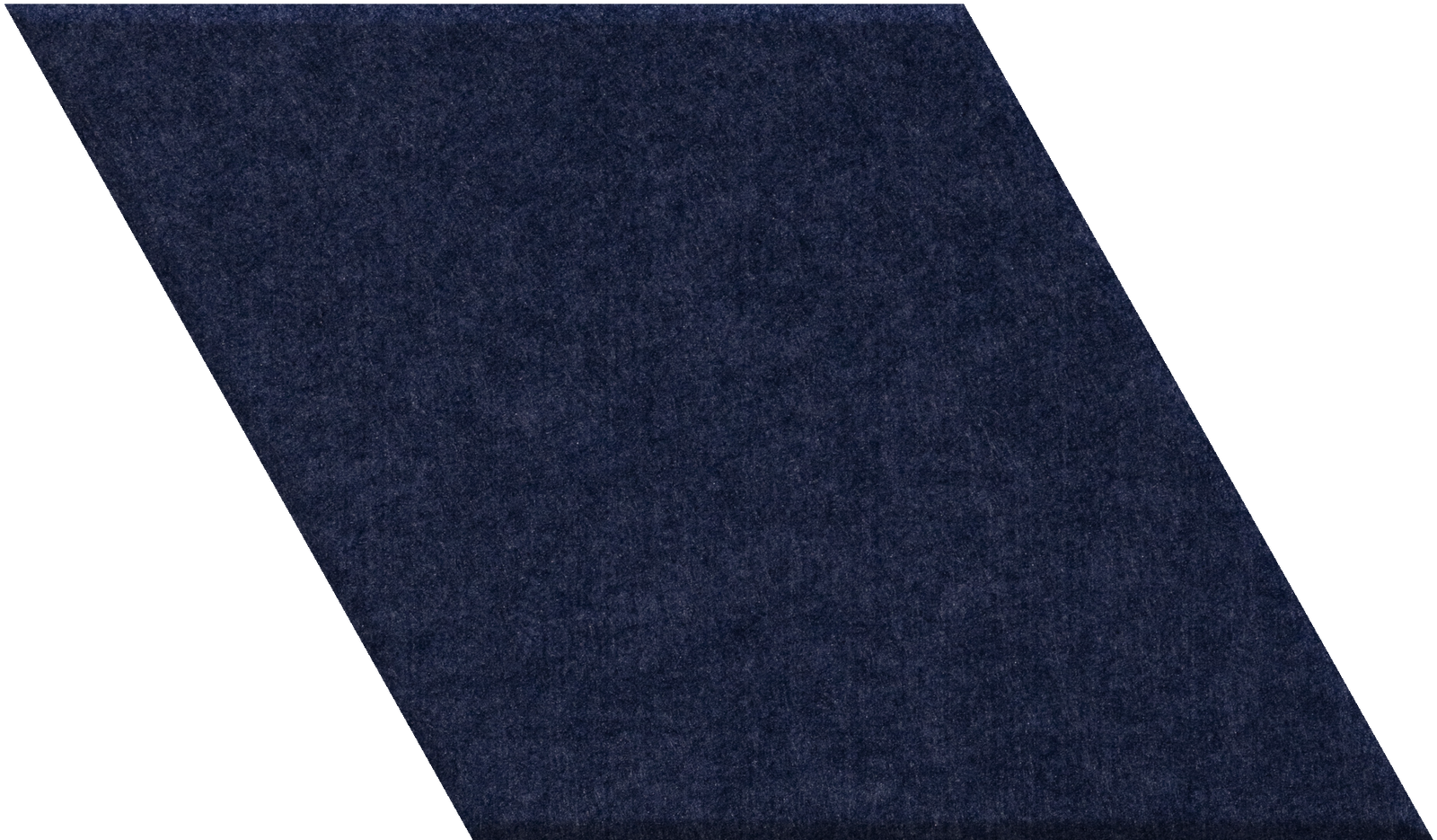Dark blue diamond-shaped tile with textured surface shown at an angle.