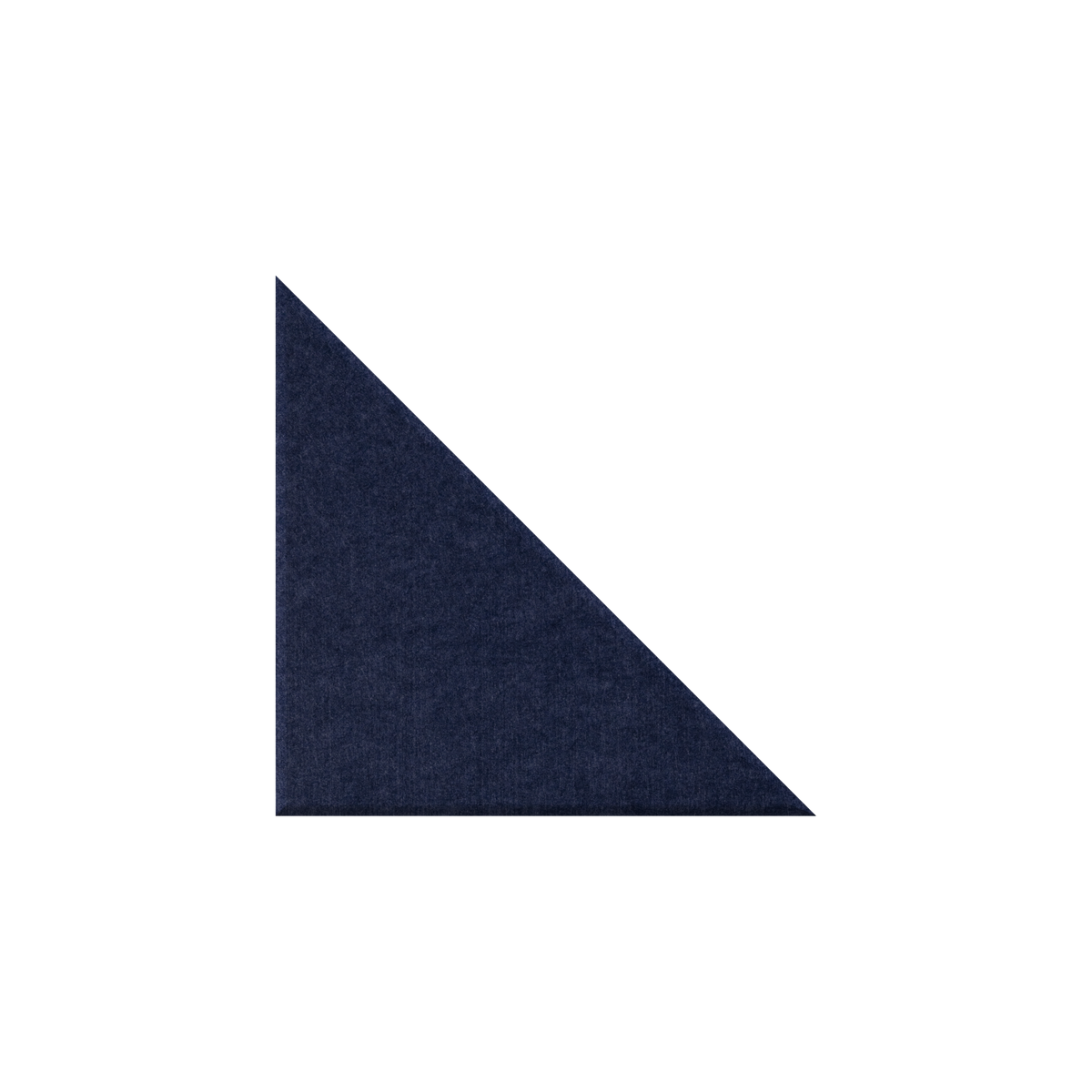 Navy blue right triangle