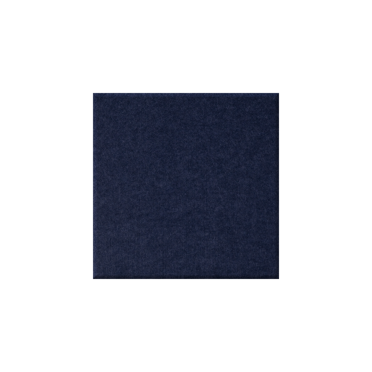 A square fabric swatch in a deep navy blue color, centered on a plain white background.