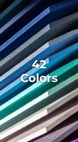 full felt tile sheet colors