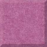 Mauve pink textured tile with subtle speckled pattern and beveled edge detail.