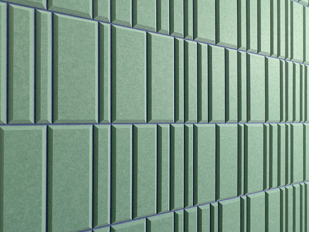 Layered Palm and Indigo Offset