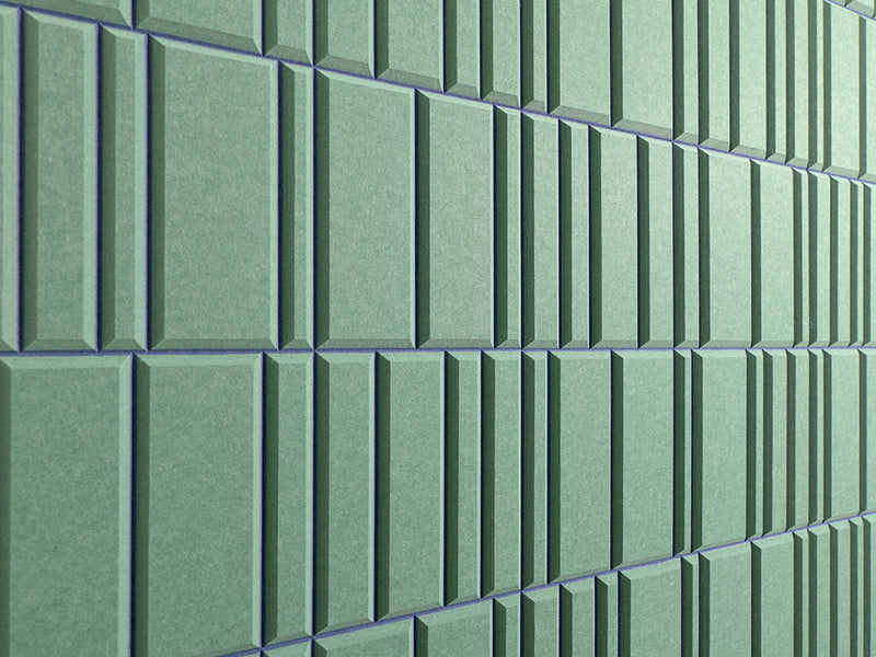 Layered Palm and Indigo Offset