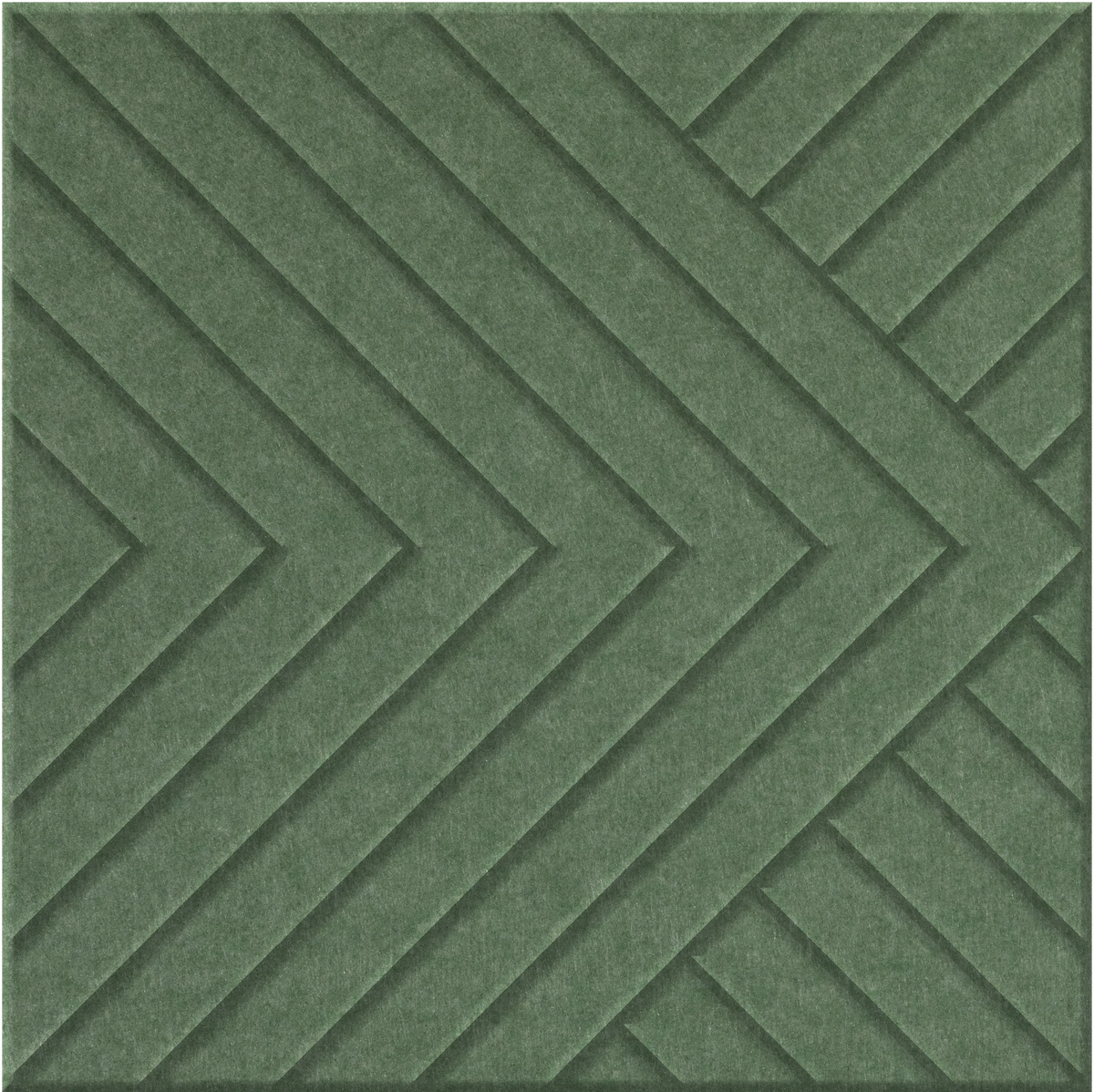 Palm 9mm Engraved Converge felt sample with chevron grooves