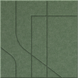 Palm 9mm Engraved Subway felt sample with offset stepped line grooves