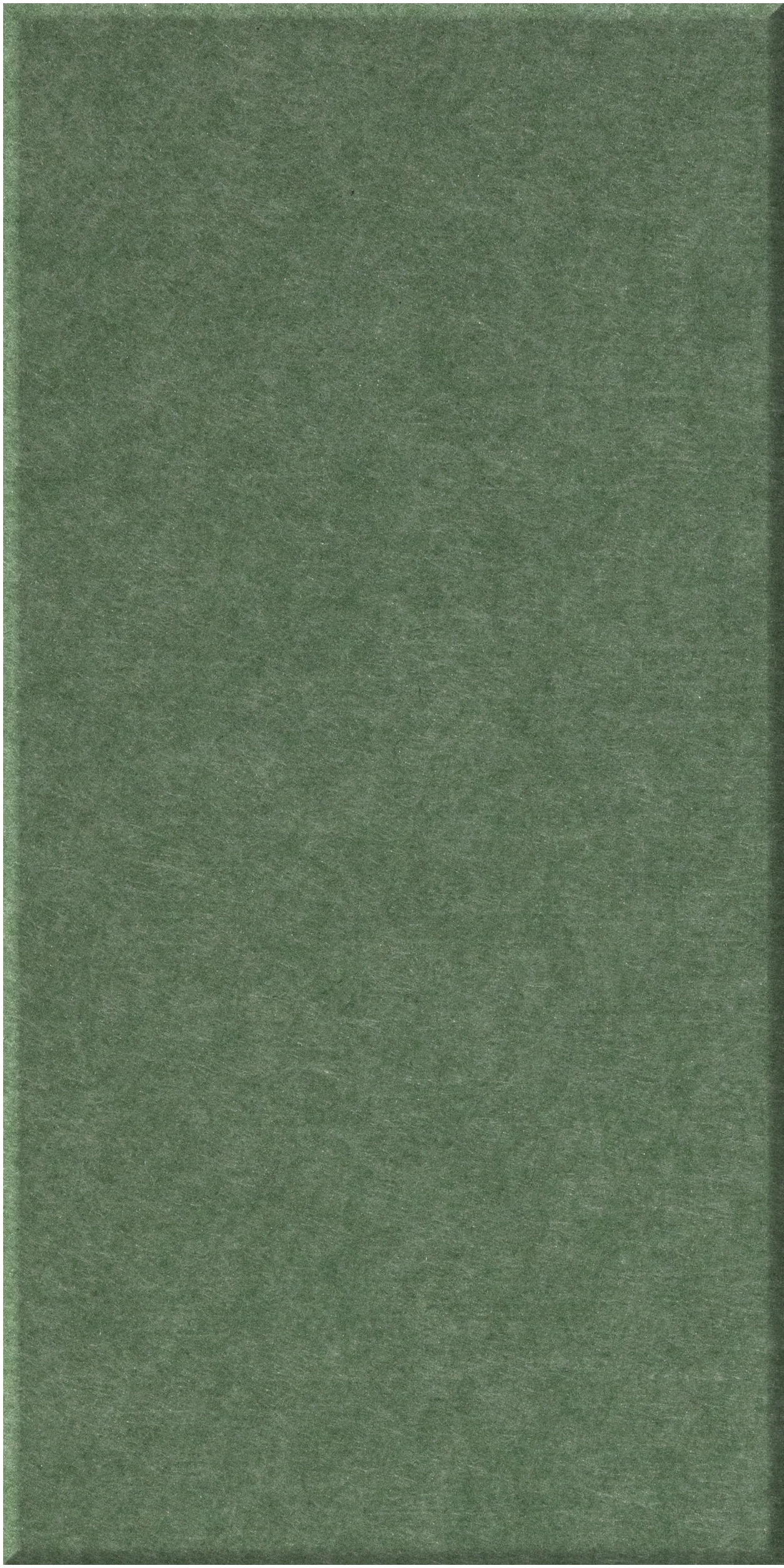 Green ceramic tile with textured matte surface and subtle speckled finish.