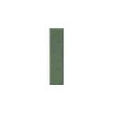 A single vertical rectangular swatch of muted sage green color centered on a plain white background.