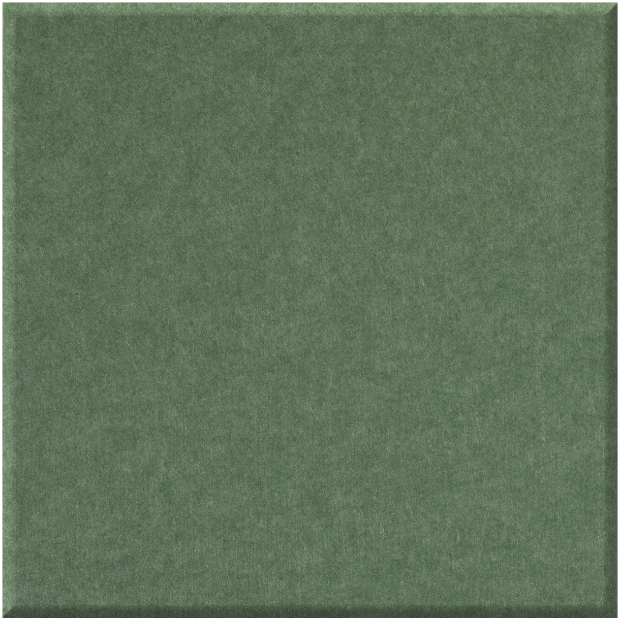 Square tile with matte sage green finish and subtle textured surface.