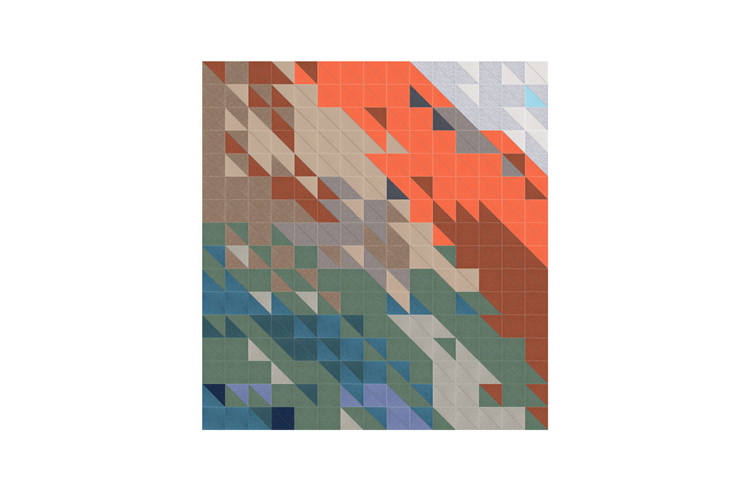 Multicolor Felt Right design made from sound-dampening acoustic felt panels