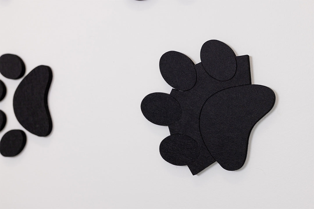 piece paw print set