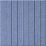 Periwinkle 9mm Engraved Parallel felt sample with straight vertical grooves