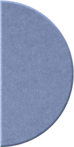 Periwinkle Half Circle