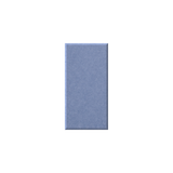A vertical rectangular swatch of textured periwinkle blue material centered on a plain white background.