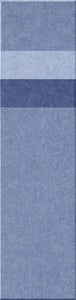 Periwinkle / Large Upper Peak Individual Peaks