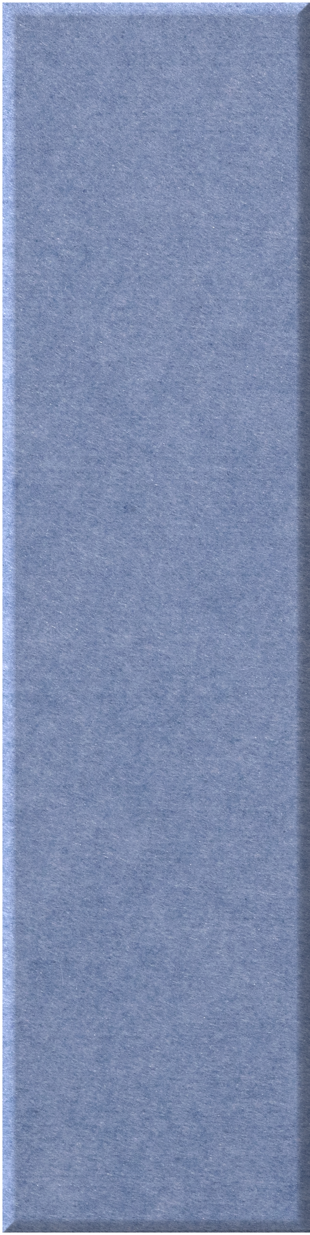 Blue shiplap tile with textured surface and beveled edges.