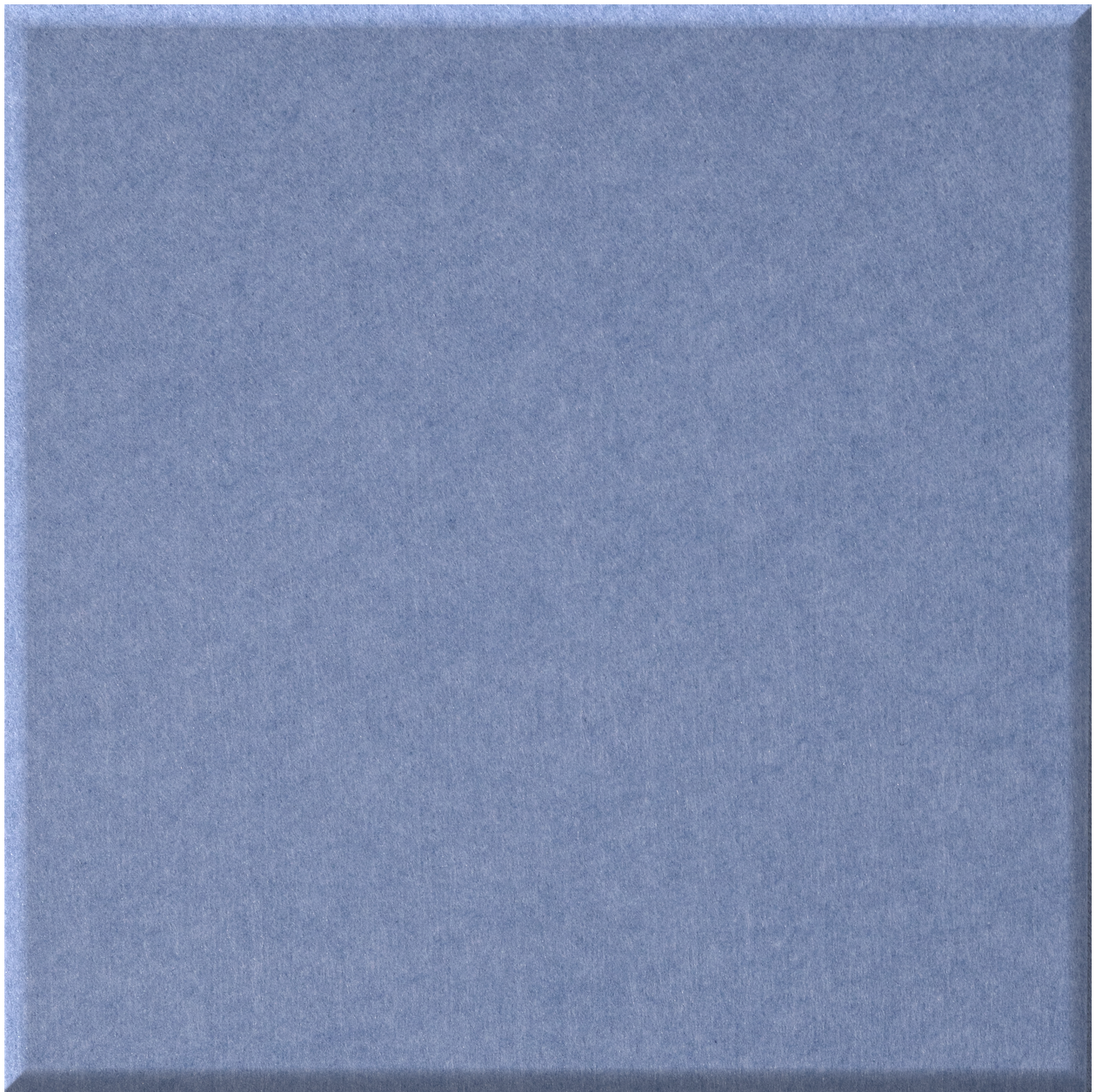 Blue square tile with matte finish and subtle texture.