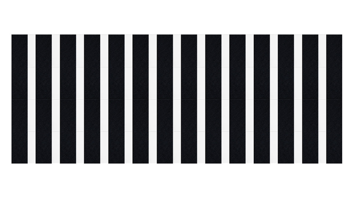 Pinstripe Black and White