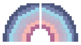 Pixel Rainbow Cool