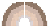 Pixel Rainbow Warm