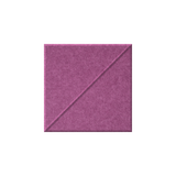 A square textured fabric or felt swatch in a dusty magenta-purple color, centered on a plain white background.