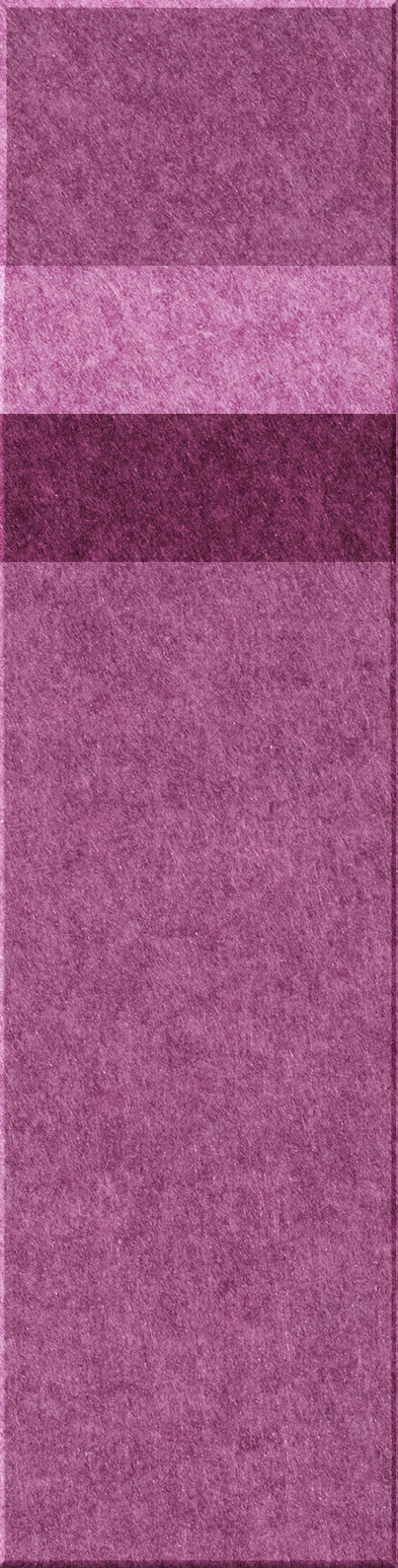 Four textured tiles in varying shades of purple and mauve arranged vertically.
