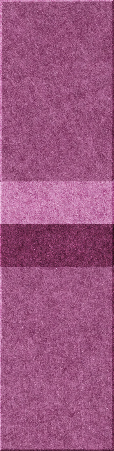 Four rectangular tiles in varying shades of purple and mauve with textured surfaces.