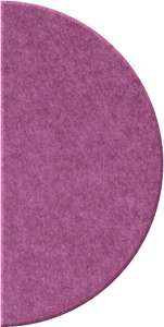 Plum Large Half Circle