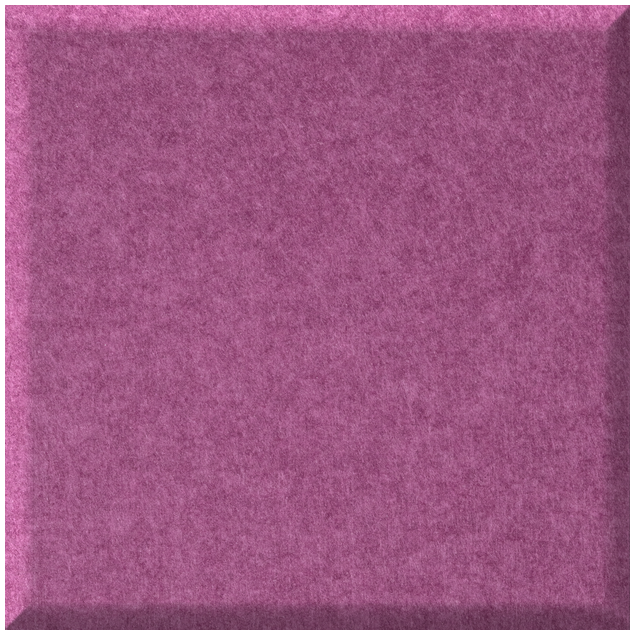 Magenta ceramic tile with matte finish and subtle speckled texture.